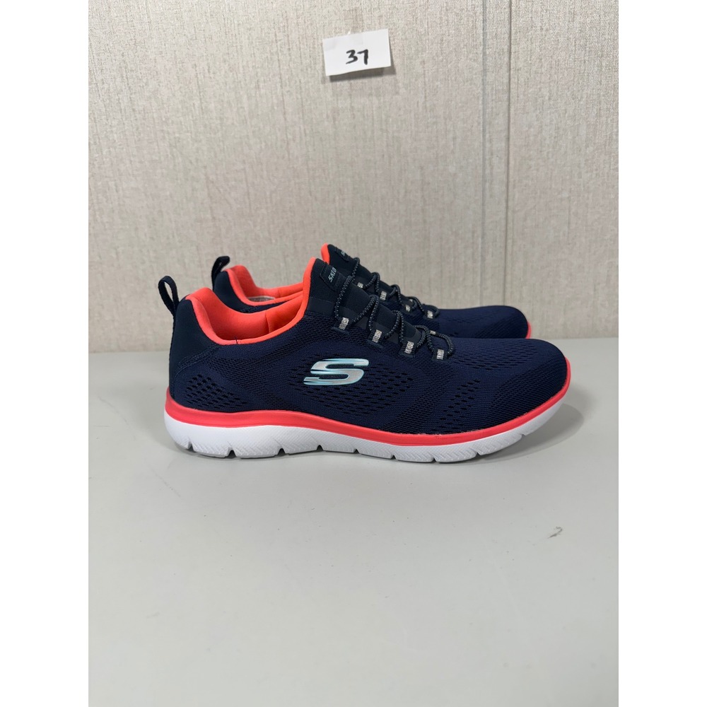 Skechers Summits Perfect Views 149523 Navy BluRunning Shoes Sneakers Women's 7 - Picture 1 of 14